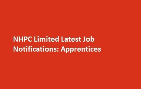 NHPC Limited Latest Job Notifications Apprentices