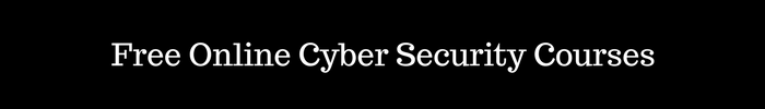 Free Online Cyber Security Courses